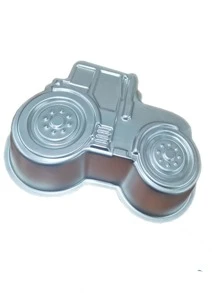 1 pieza Molde de pastel de coche - Plateado - Ver 3