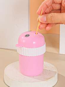 1pc Cartoon Design Portable Toothpick Holder - Multicolor - View 2