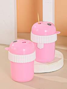 1pc Cartoon Design Portable Toothpick Holder - Multicolor - View 3