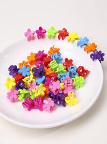 200入組小女童花朵設計髮飾套裝 - 彩色 - 查看 2