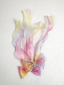 2 Piezas De Pasadores De Pelo De Cocodrilo Con Cinta De Malla De Colores Para Niñas, Color Al Azar, Ideales Para Accesorios Diarios, Vacaciones, Fiestas Y Bodas - Multicolor - Ver 5