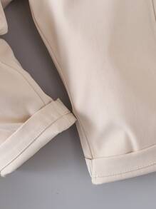 SHEIN 男嬰前蝴蝶結連體衣和背帶褲附帽子 - 彩色 - 查看 4