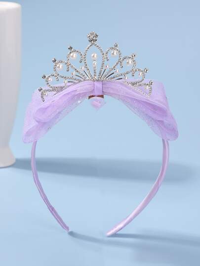 女孩水鑽皇冠裝飾髮箍