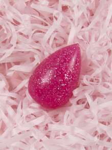 Spons Rias Silikon Berkilau 3D - Hot Pink - View 2