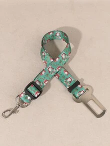 Pet Christmas Car Adjustable Safety Belt - Multicolor - View 1