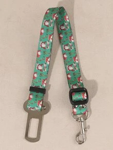 Pet Christmas Car Adjustable Safety Belt - Multicolor - View 4