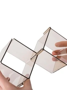 6pcs Clear Drawer Storage Box - Grey - View 4