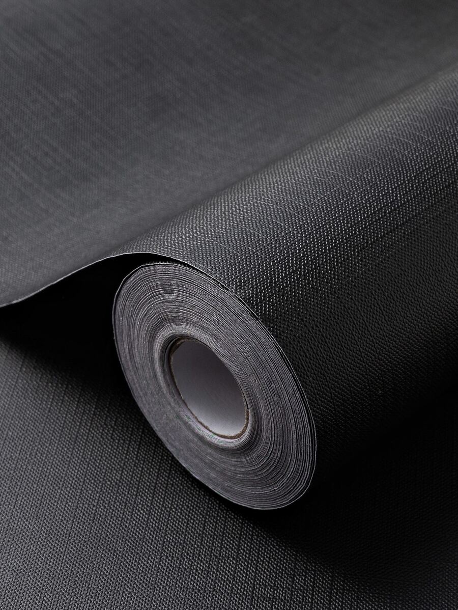 1pc Plain Waterproof Wall Paper,Renovation Stickers Peel Wall Panels,Wall Paper, Wallpapers,Spring Decoration Items Refresh Your Home,Rama Decoration Stickers - Black - View 1