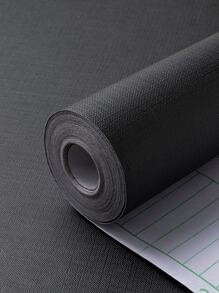 1pc Plain Waterproof Wall Paper,Renovation Stickers Peel Wall Panels,Wall Paper, Wallpapers,Spring Decoration Items Refresh Your Home,Rama Decoration Stickers - Black - View 10