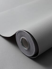 1 pieza Papel tapiz impermeable liso, pegatinas de renovación para paneles de pared, papel tapiz, papeles tapiz, artículos de decoración de primavera para refrescar tu hogar, pegatinas de decoración de ramas - Gris Claro - Ver 1