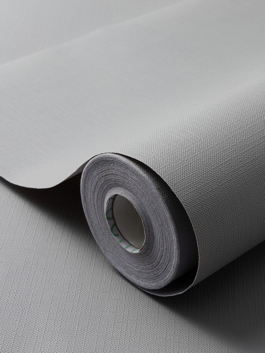 1 pieza Papel tapiz impermeable liso, pegatinas de renovación para paneles de pared, papel tapiz, papeles tapiz, artículos de decoración de primavera para refrescar tu hogar, pegatinas de decoración de ramas - Gris Claro - Ver 1