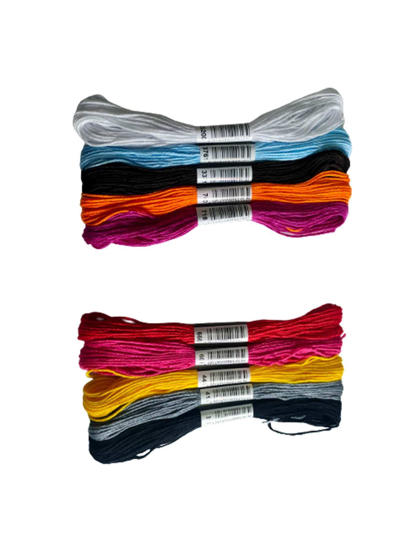 10 piezas hilo de punto cruz - Multicolor - Ver 1