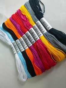 10 piezas hilo de punto cruz - Multicolor - Ver 2