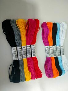 10 piezas hilo de punto cruz - Multicolor - Ver 3