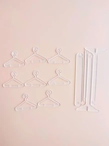 1个PS材质首饰收纳架，创意挂钩设计，可拆卸耳环收纳架，适用于卧室，情人节、开学季礼物，房间装饰 - 無色 - 查看 3