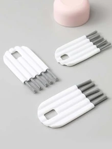 1入組塑料杯凹槽清潔刷，小型瓶杯清潔刷，適用於家庭，廚房，清潔物品