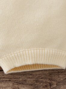 Bebé de manga raglán Jersey & Shorts tejidos - Albaricoque - Ver 4