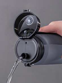 1 pieza Botella de agua portátil - Gris - Ver 3