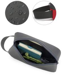 POSO 洗漱包 男士运动手提包 商务旅行收纳包，男士双色手拿包 信封包 腋下包 方形包，杂物 防盗 轻便礼品 手提包 办公用品 男士礼物 给老公的礼物 爸爸的礼物 情人节礼物 钱包 钱包 旅行必需品 节日必需品 男士包 夏季 返校 - 彩色 - 查看 2