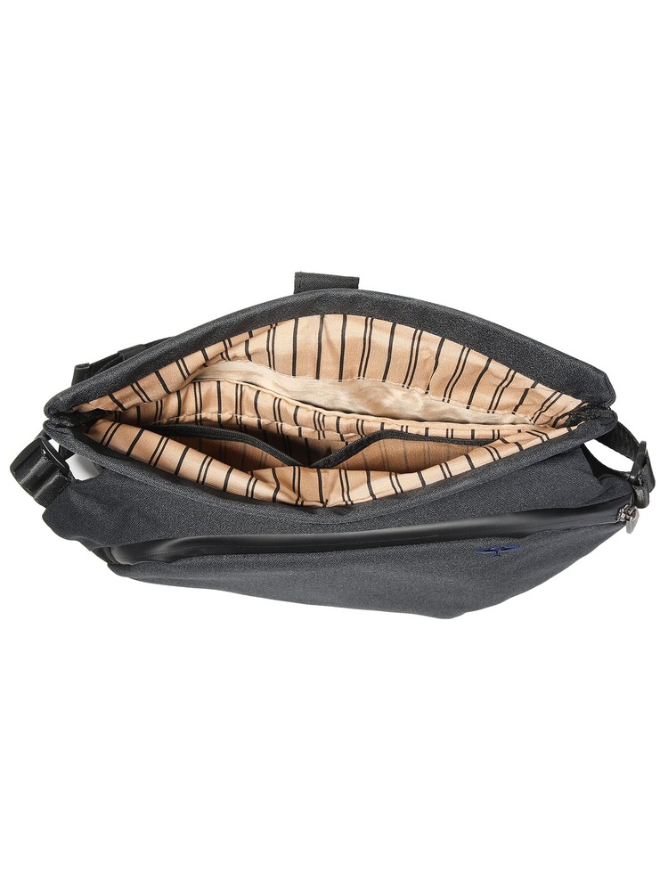 Hombres Cangurera impermeable - Negro - Añade 7