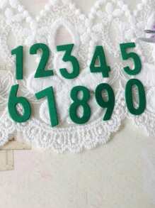 1pc Number Shaped Cutting Die - Silver - View 3
