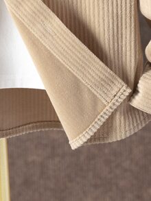 Boys Flap Pocket Shirt & Trousers Without Tee - Khaki - View 5