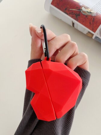 1入心形設計套,適用於airpods1/2 Airpods Pro