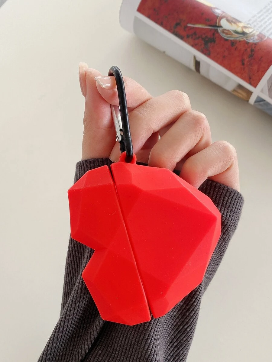 1入心形設計套,適用於airpods1/2 Airpods Pro