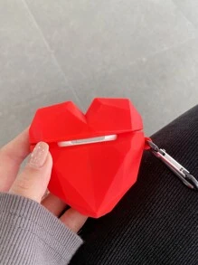 1入心形設計套,適用於airpods1/2 Airpods Pro