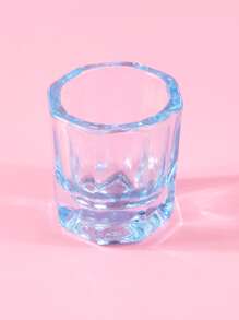 klimonla 1 Stück Glas Kristall Tasse, Nagellack Acryl Flüssigpulver Nagellack Tassen Schüssel Glaswaren Werkzeuge, Blau, Nagelzubehör, Nagelwerkzeuge, Nagelkunstwerkzeuge, Schulanfang, Nägel, Nagelwerkzeuge für Aufklebe-Nägel