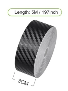 1卷幾何圖案汽車貼紙 - 黑色 - 查看 3