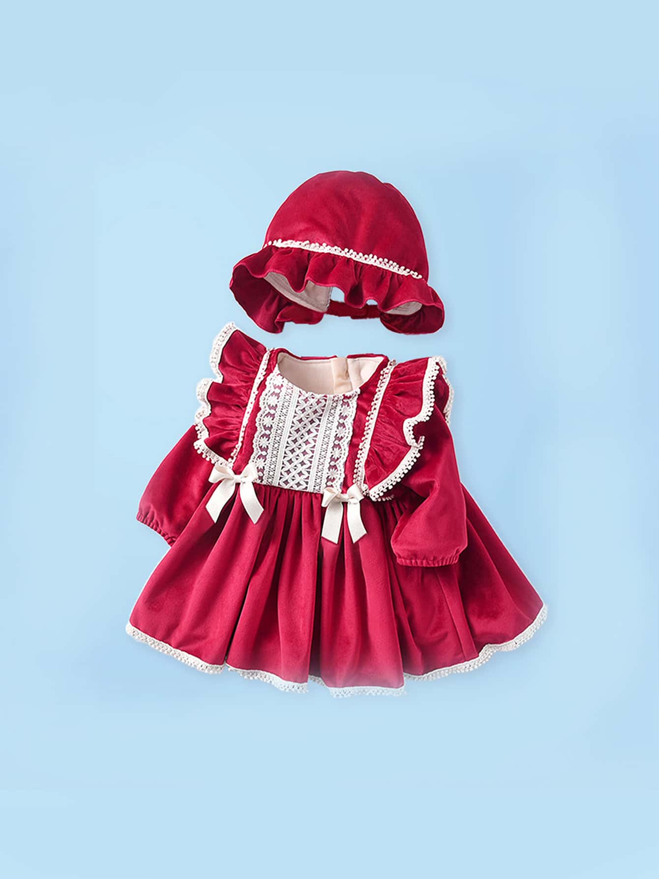 Neonati elegante uno vecchio festa di compleanno Abiti , autunno e inverno Abito principessa