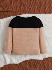 SHEIN Baby Boy Two Tone Tee - Multicolor - View 8