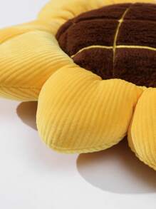 Flower Design Decorative Pillow - Multicolor - View 4