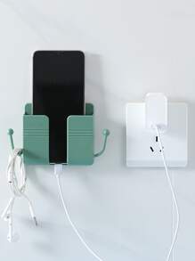 Wall Mounted Phone Holder - Dark Green - View 2