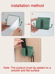 Wall Mounted Phone Holder - Dark Green - View 5
