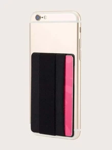 Tarjetero adhesivo multifuncional - Negro - Ver 2