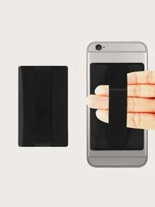 Tarjetero adhesivo multifuncional - Negro - Ver 4