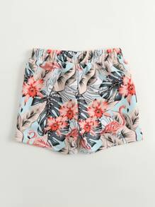 男嬰熱帶圖案泳褲