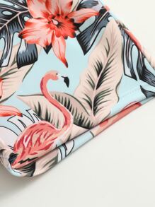 男嬰熱帶圖案泳褲