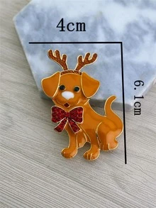 Broche perro de dibujos animados - Multicolor - Ver 3