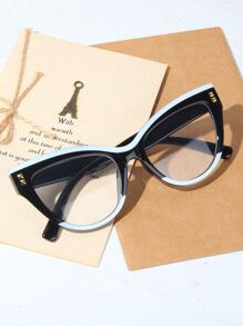 Cat Eye Eyeglasses - Multicolor - View 1