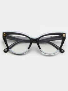 Cat Eye Eyeglasses - Multicolor - View 4