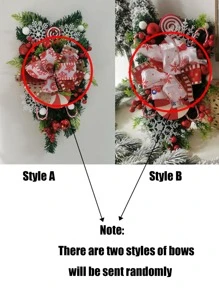 1入組聖誕花環裝飾用品 - 彩色 - 查看 3