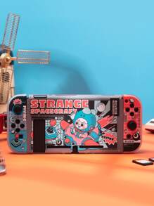 GeekShare Funda de aviador con estampado de letras y dibujos animados compatible con - Multicolor - Ver 2