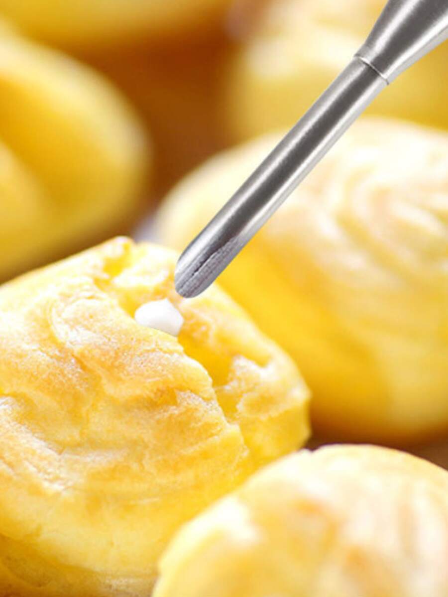 2pcs Stainless Steel Piping Nozzle - Silver - View 1