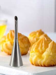 2pcs Stainless Steel Piping Nozzle - Silver - View 2