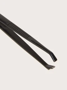 1个不锈钢眉夹，化妆眉夹，化妆工具，化妆配件，便宜，房间装饰，梳妆台，旅行，卧室，化妆配件，镊子，便宜，圣诞礼物，化妆，化妆工具，便宜货，礼物，女士礼物，圣诞礼物，赠品，旅行，便宜货，旅行必备 - 黑色 - 查看 3