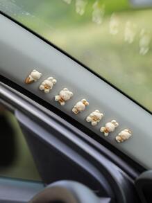 7pcs Cartoon Bear & Rabbit Design Car Ornament - Multicolor - View 1