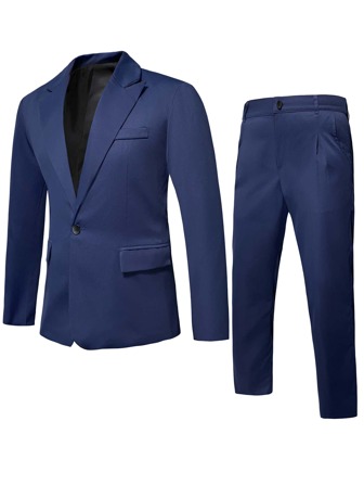 Manfinity Mode Männer einem Knopf, Blazer & Anzughose